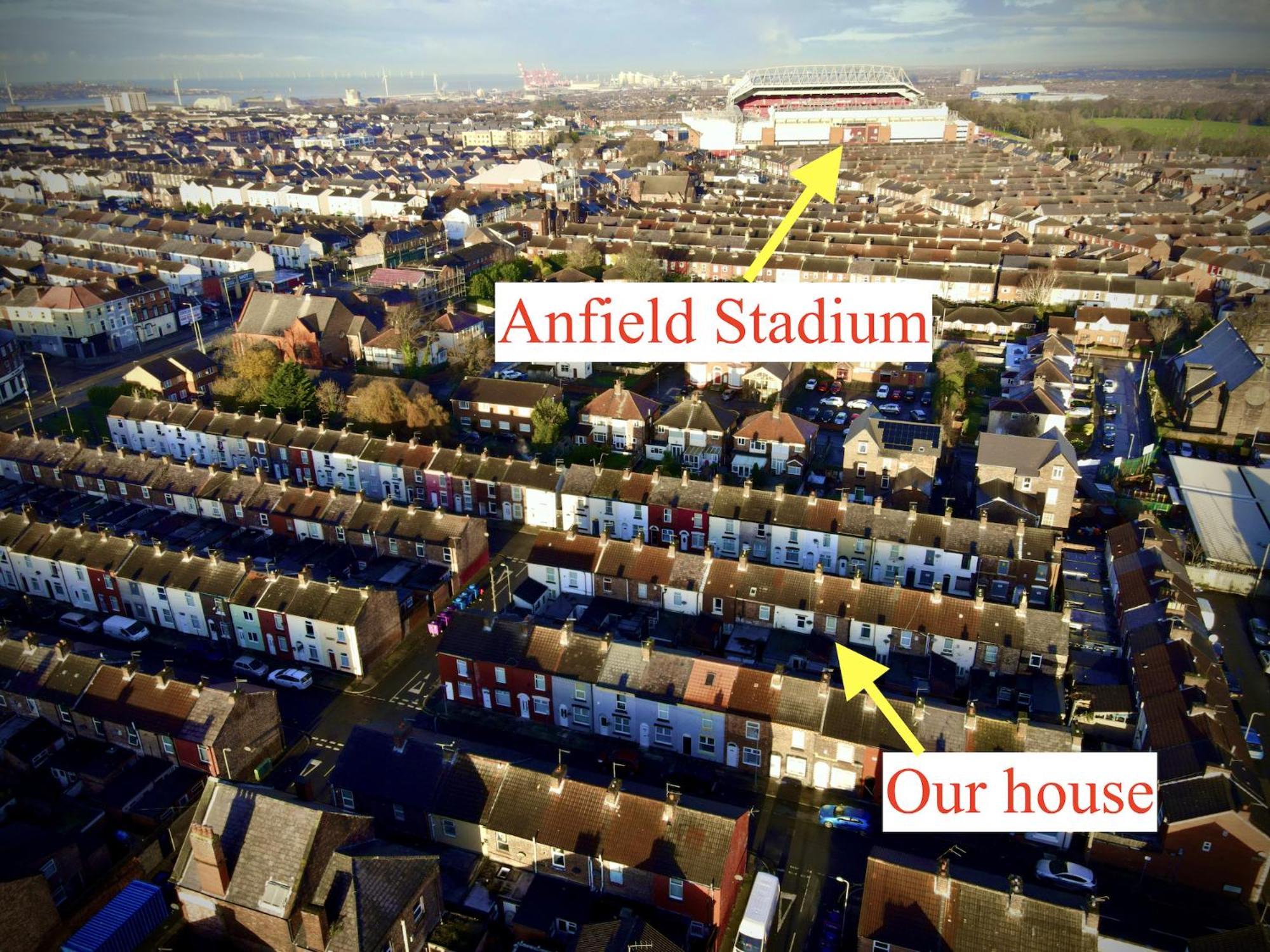 Cosy Anfield Guesthouse - Free Parking Liverpool Bagian luar foto